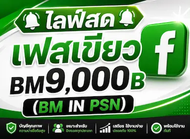 ซื้อ 🔔ไลฟ์สด🔔เฟสเขียว BM9,000B (BM IN PSN) บัญชีโฆษณา Facebook คุณภาพสูง - YINGADS
